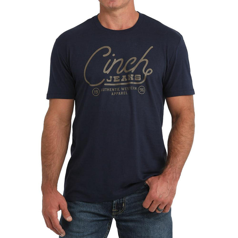 Men's Navy Logo Tee Shirt