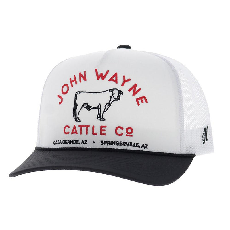 John Wayne White Trucker Cap