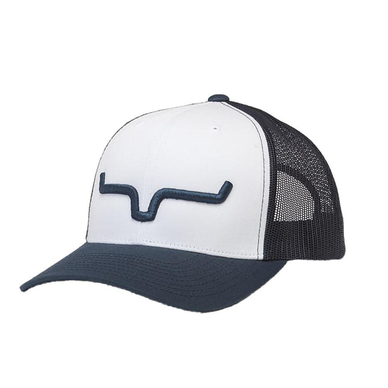Men's Weekly Trucker White & Navy Cap