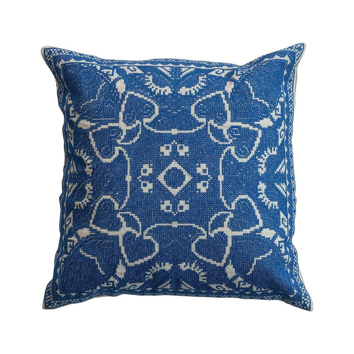 Embroidered Square Accent Pillow