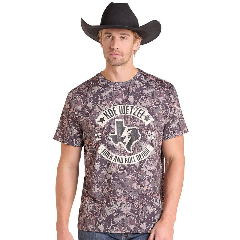 Koe Wetzel Camo Graphic Tee Shirt