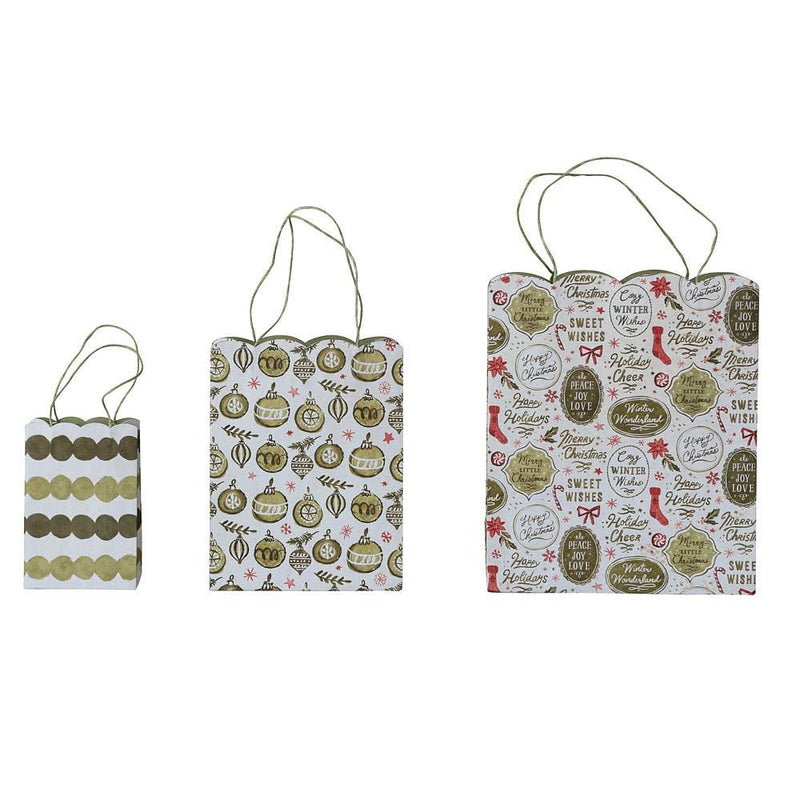 Recycled Paper Gift Bag Set