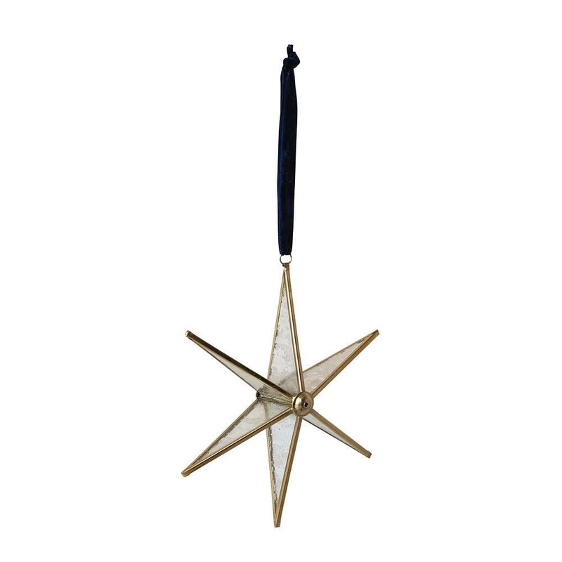 Antique Mirrored Star Ornament