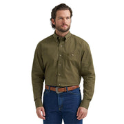 Men's George Strait Green Shirt