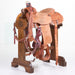 Used 14in1/2 Floral Tooled Team Roping Saddle