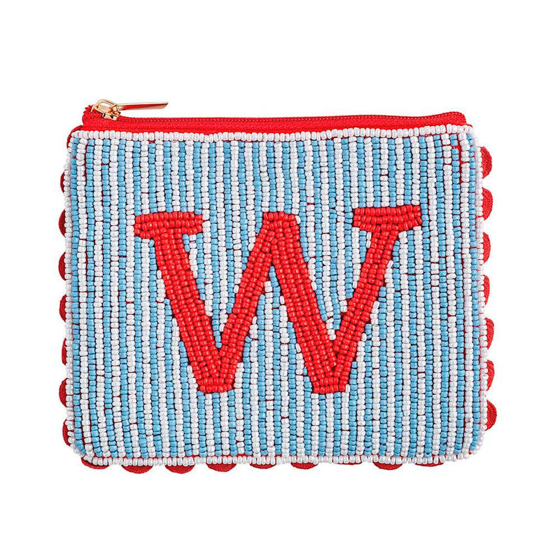 Beaded Initial W Case