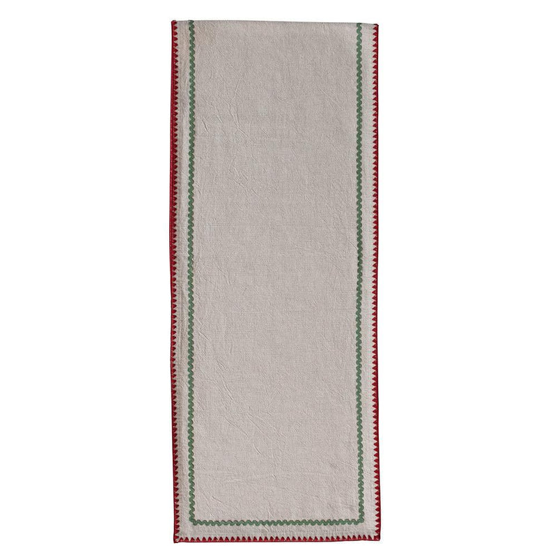 Ric Rac Trim Table Runner