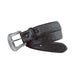 Men's Black Ostrich Belt