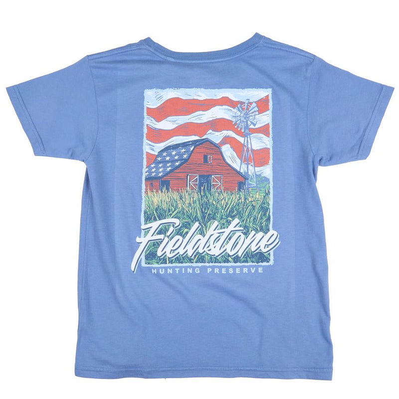 Boy's Blue USA Barn Tee Shirt