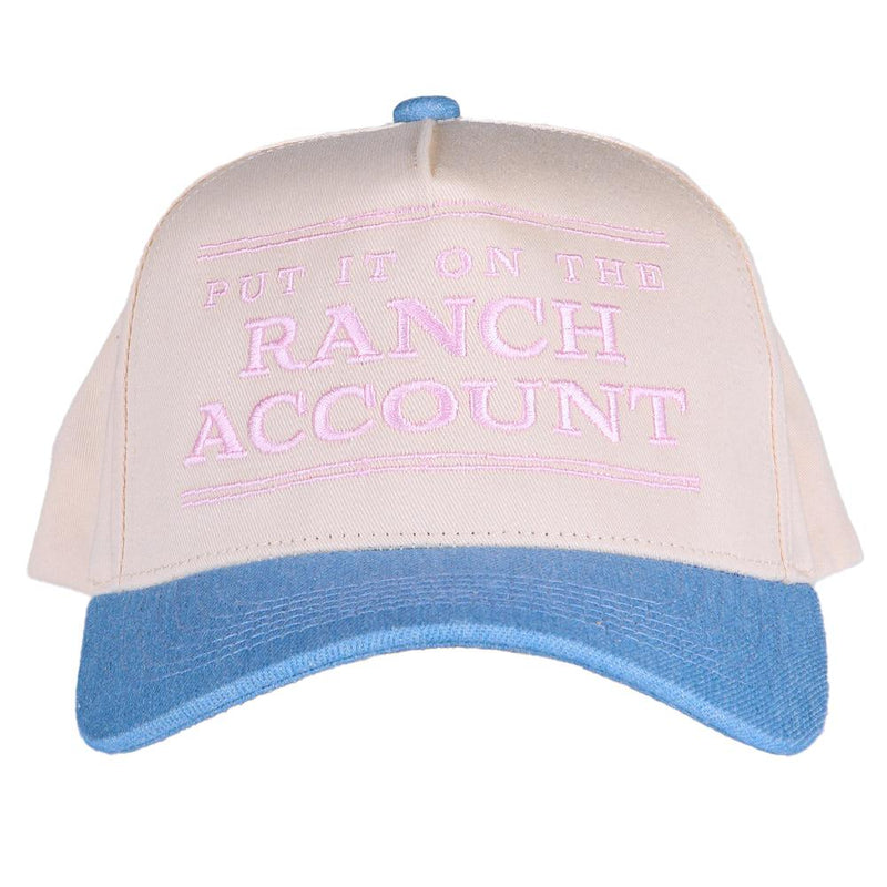 Put It On Ranch Account Denim & Pink Cap