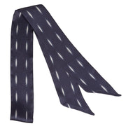 Buck Stitch Black Twilly