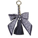 Black Bow Tassel Keychain