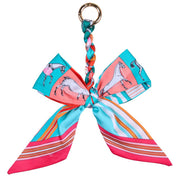 Multicolored Marching Horse Bow Keychain
