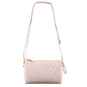 Small Cream Ostrich Clutch