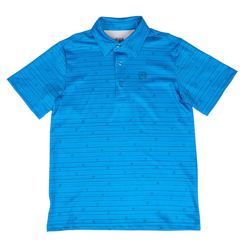Boy's Blue Bronco Polo