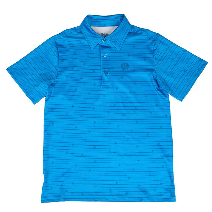 Boy's Blue Bronco Polo