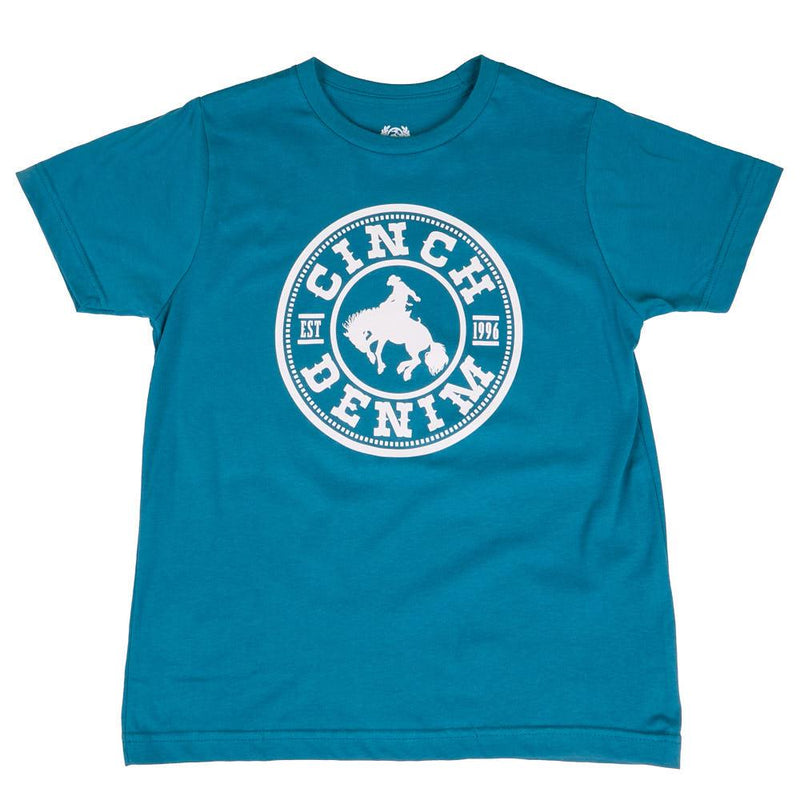 Boy's Teal Logo Tee Shirt