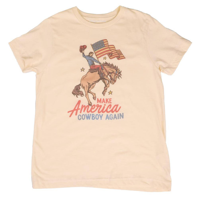 Girl's Make America Cowboy Again Tee Shirt