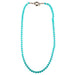 Gold & Turquoise Beaded Necklace