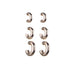 Gold 3-Piece Hoop Earring Set