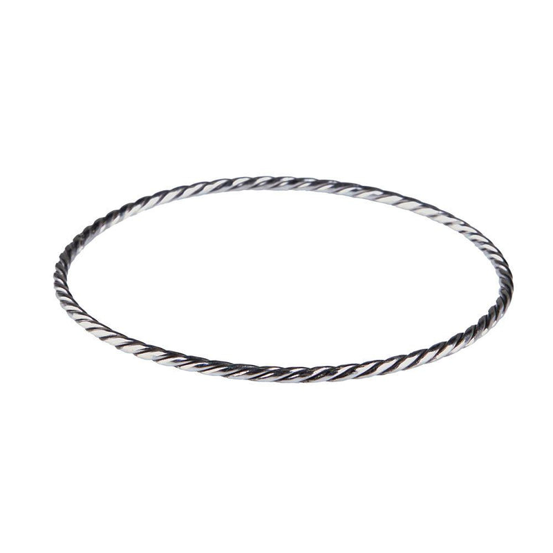 Sterling Rope Twist Bangle