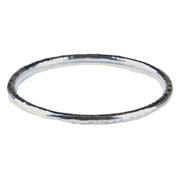 Sterling Hammered Bangle