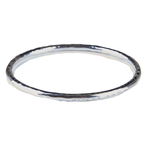Sterling Hammered Bangle