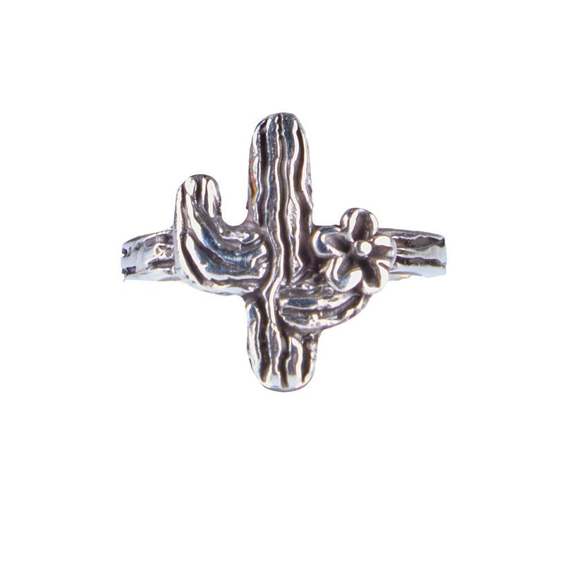 Sterling Silver Cactus Ring