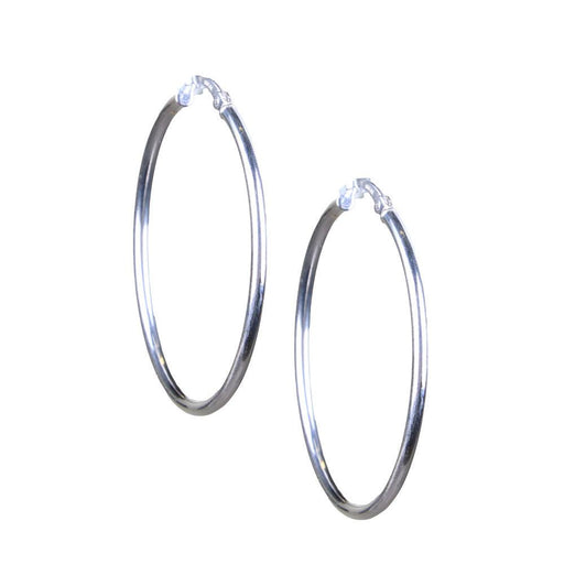 Sterling Medium Hoop Earrings
