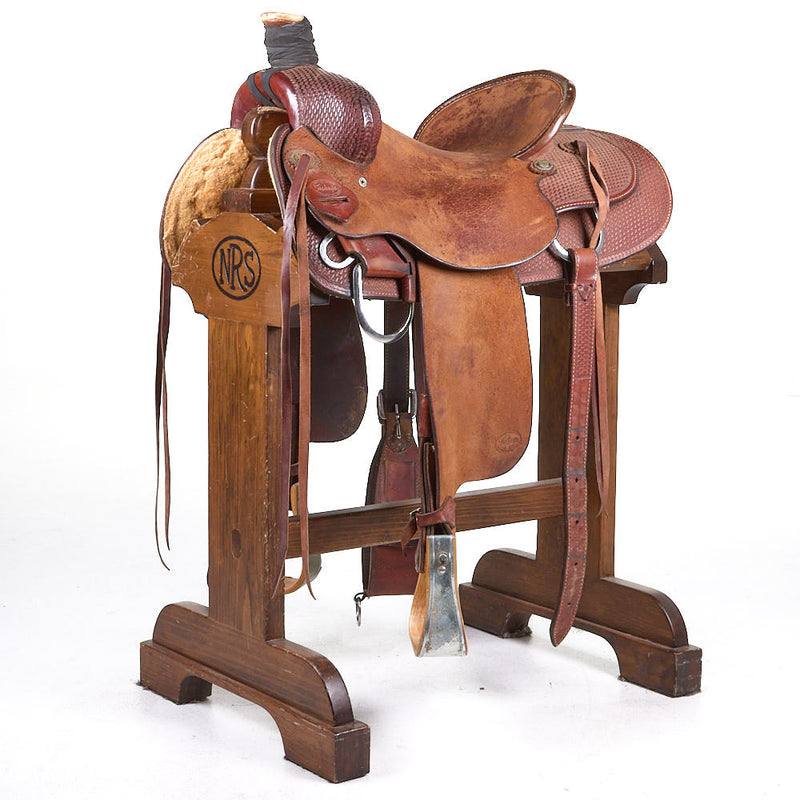Used 16in 1/2 Basket Stamp Ranch Roper