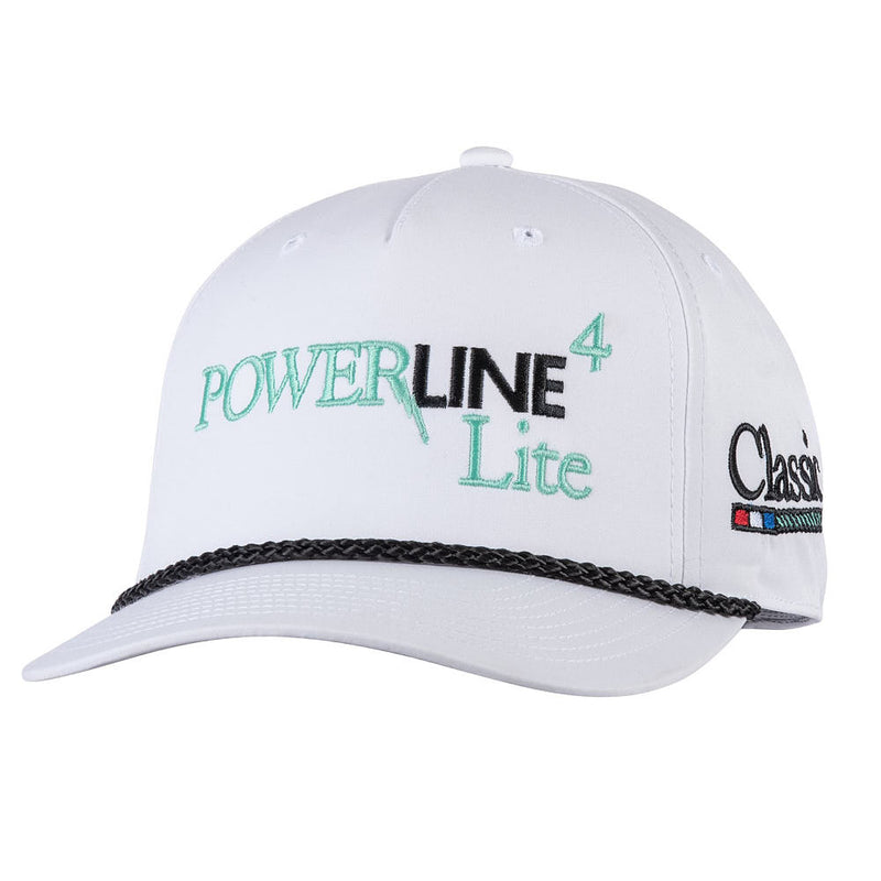 White Powerline Lite Embroidered Cap