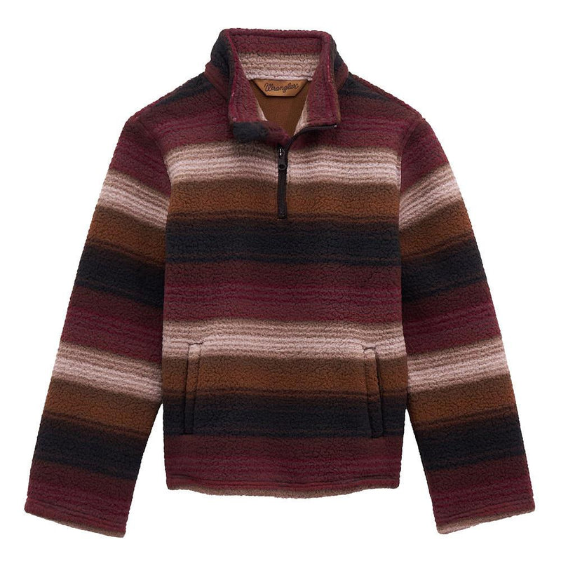 Boy's Hay Away Sherpa Aztec Port 1/4 Zip Up
