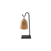Antique Gold Metal Bell with Stand