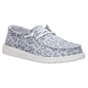 Women's Wendy Stretch Jersey Leopard Grey Casual