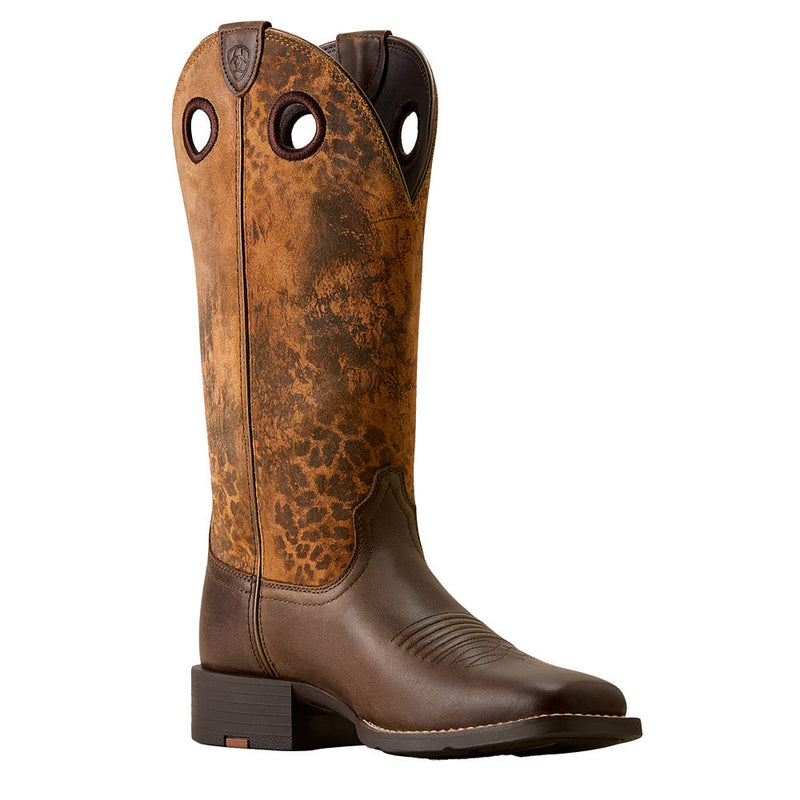 Women's Round Up Ryder Dark Cacao 13in Wide Square Toe Western Boot