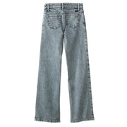 Girl's Stonewash Wide Leg Jean