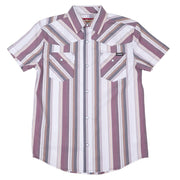 Boy's White Striped Shirt