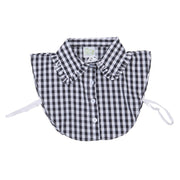 Black Gingham Corporate Collar