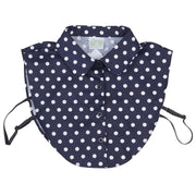 Navy Polka Dot Corporate Collar