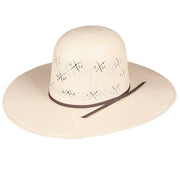 Starburst 4 1/4in Brim Open Crown Straw Hat