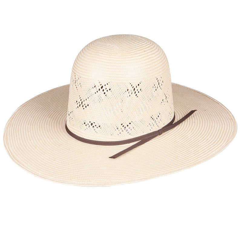 Starburst 4 1/4in Brim Open Crown Straw Hat