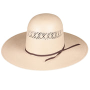 Drifter Taupe 4 1/4in Brim Open Crown Straw Hat