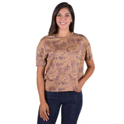 Women's Cowboy Buffalo Tee Shirt