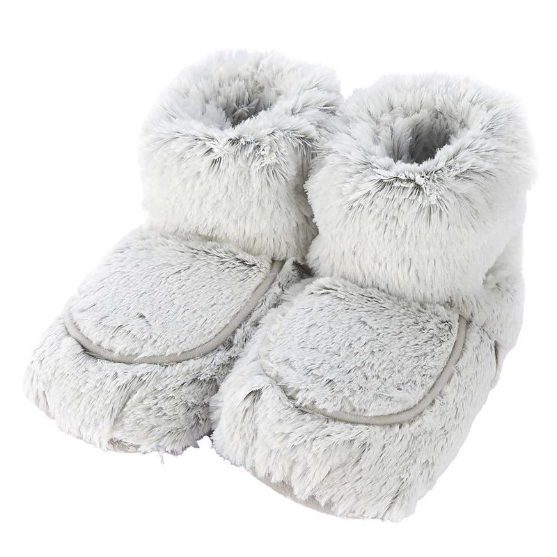 Marshmallow Grey Boot Slippers