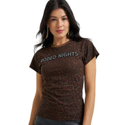 Lainey Wilson Leopard Rodeo Nights Tee Shirt