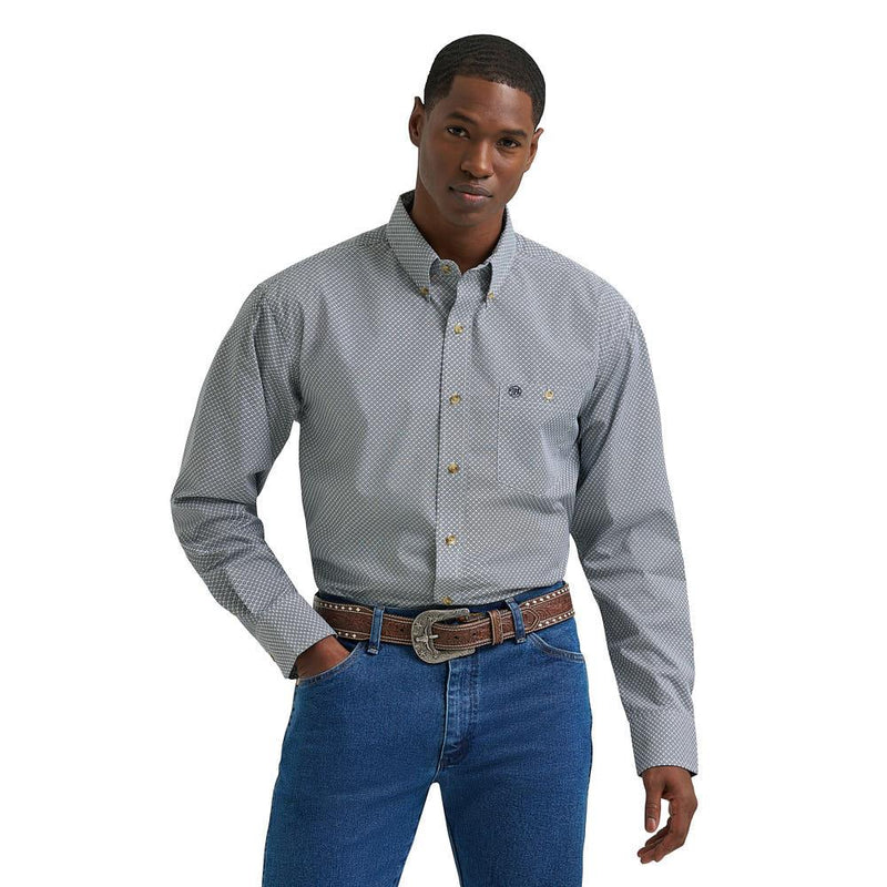 Men's Teal Classic Long Sleeve Shirt