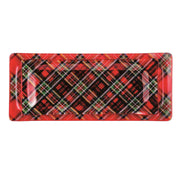 Tartan Glass Tray Set
