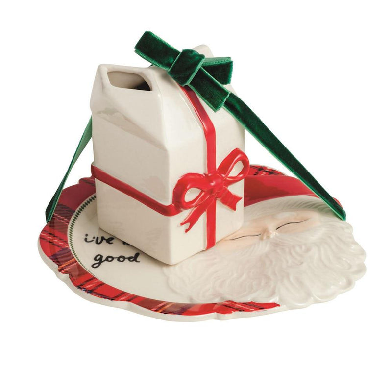 Dear Santa Cookie Plate and Milk Set