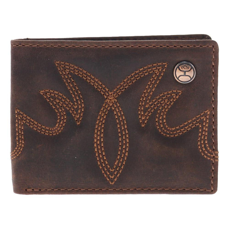 Wyatt Boot Stitch Bifold Wallet