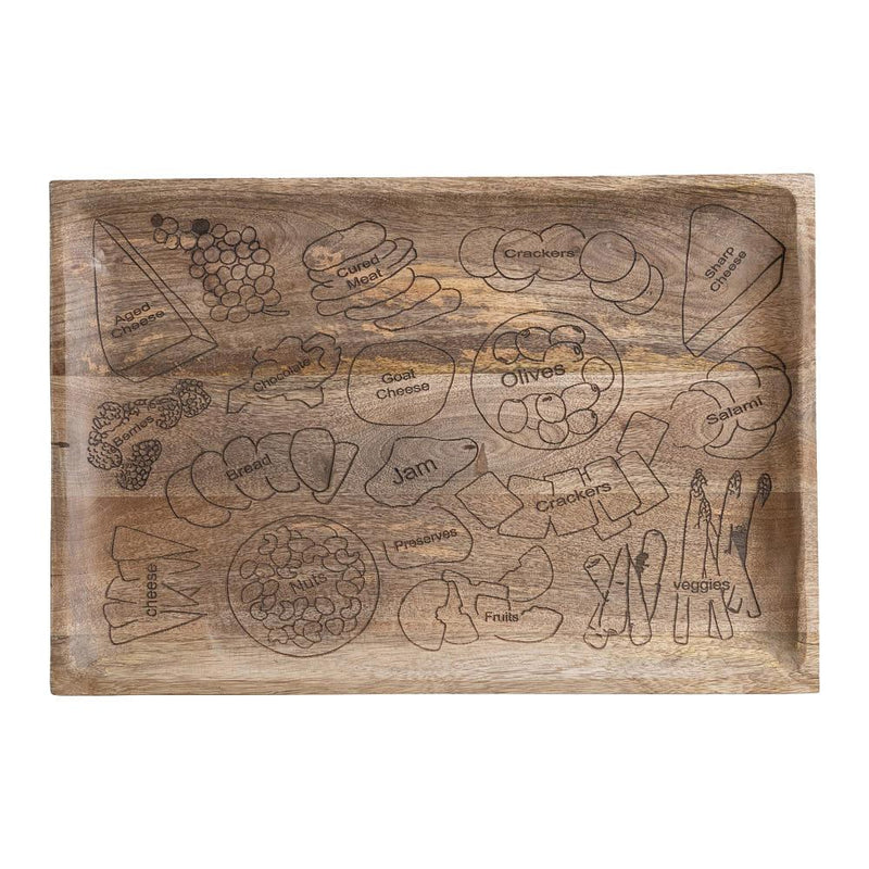 Etched Charcuterie Board